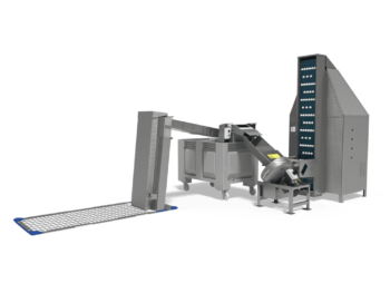 Maahan upotettava robottikerääjän pallo-oja